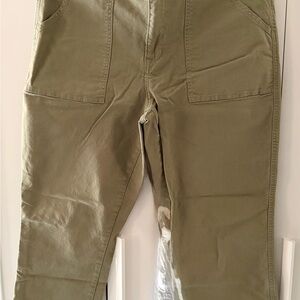 Knox Rose Olive Green Utility Cargo Pants - Size Large